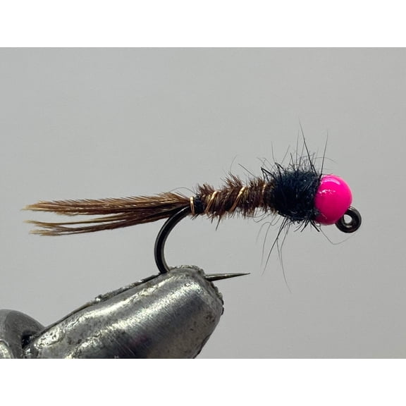 Tungsten Beadhead Jig Pheasant Tail - Pink Bead