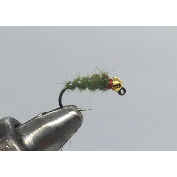 Tungsten Beadhead Jig - Waltz Worm - Olive - Nymph