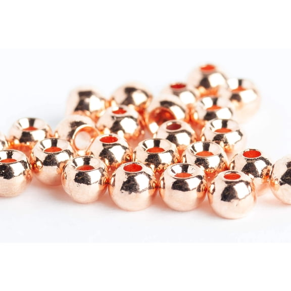 Tungsten Beads for Fly Tying - 25 Pack (Copper, 2.0 mm (5/64"))