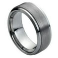 thumbnail image 1 of Tungsten Brushed Center 9MM Stepped Edges Ring Size 13, 1 of 3