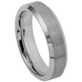 thumbnail image 1 of Tungsten Brushed Center High Polish Beveled Edge 6MM Band Ring Size 11.5, 1 of 3