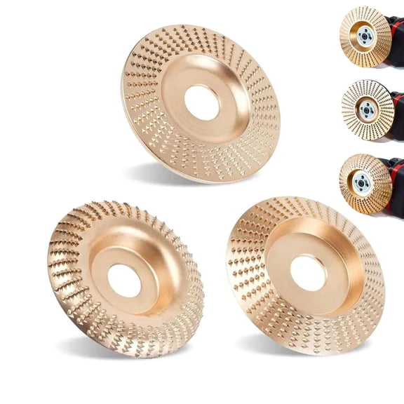 Tungsten Carbide Cutting Wheel for Angle Grinder, Wood Carving Disc Set with Sanding & Grinding Discs for Polishing Buffing