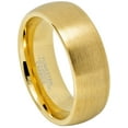 thumbnail image 1 of Jewelry Avalanche Mens Gold Dome Tungsten Wedding Ring, Comfort Fit, Brushed Anniversary Ring for Him 8mm, 1 of 4