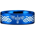 thumbnail image 1 of Tungsten Celtic Raven Ring, 1 of 7