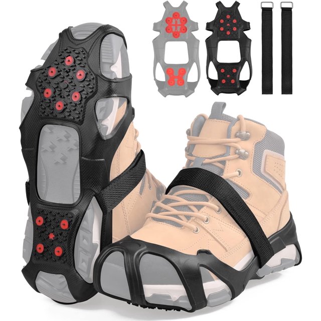 Tungsten Crampons Ice Cleats for Shoes and Boots Ice Grippers for Snow