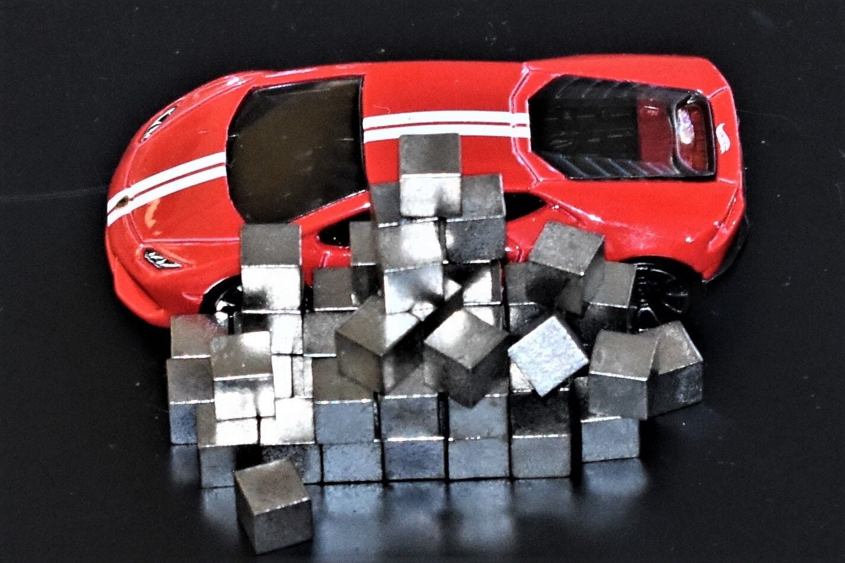 Adjustable Tungsten Weights For Pinewood Derby Cars - 12 Cubes & 27 Chips With 3M Tape
