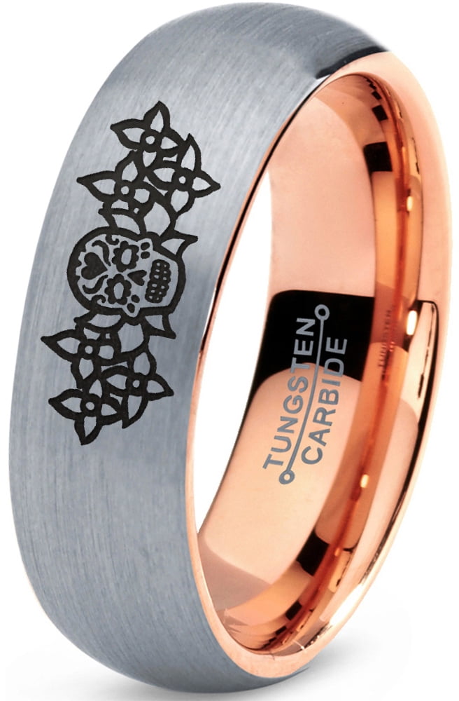 Day of the dead wedding rings | Beachweddingtips.com