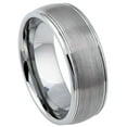 thumbnail image 1 of Tungsten Domed Brushed Center Shiny Sides Band Ring Size 5.5, 1 of 3