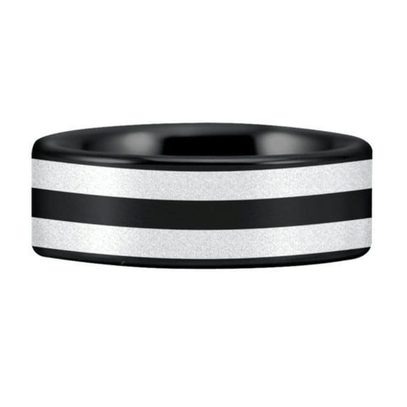 Tungsten Don't Tread On Me Ring