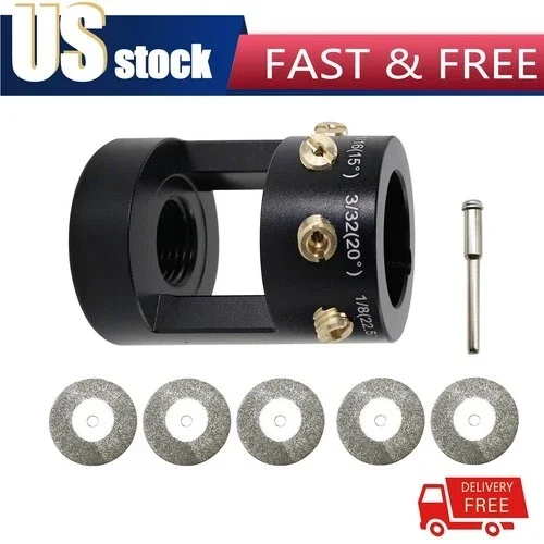 Tungsten Electrode Sharpener Grinder Multi-Angle Offsets Tool, Tig Welding!