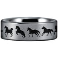 thumbnail image 1 of Tungsten Equestrian Ring, 1 of 10