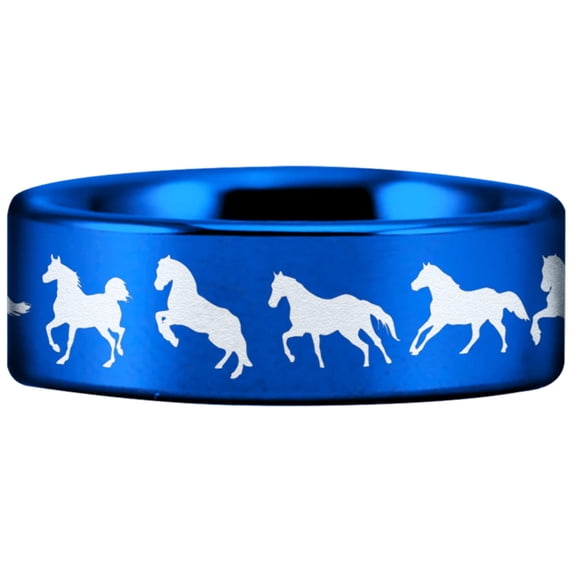 Tungsten Equestrian Ring