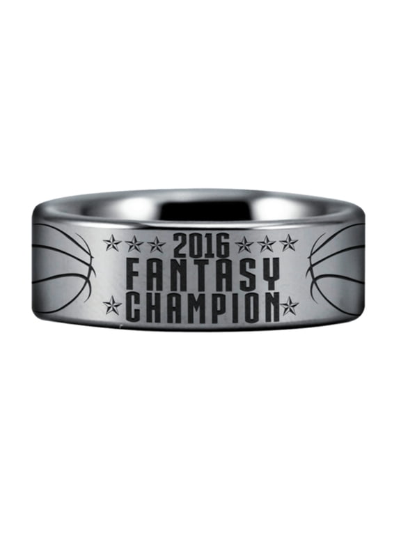 Tungsten Fantasy Basketball Championship Ring