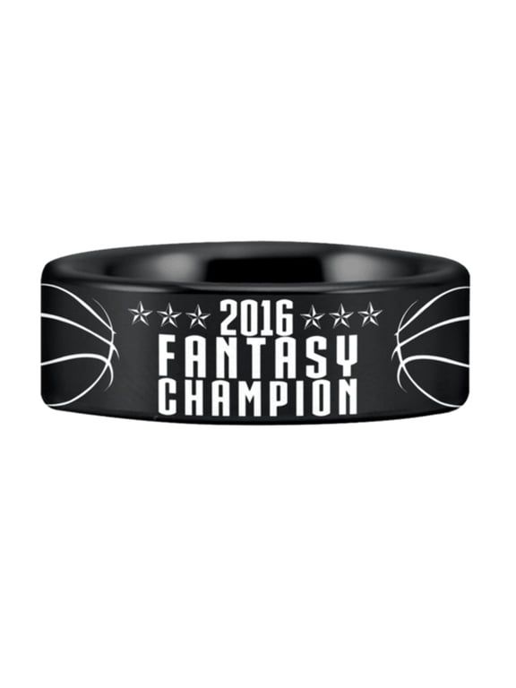 Tungsten Fantasy Basketball Championship Ring