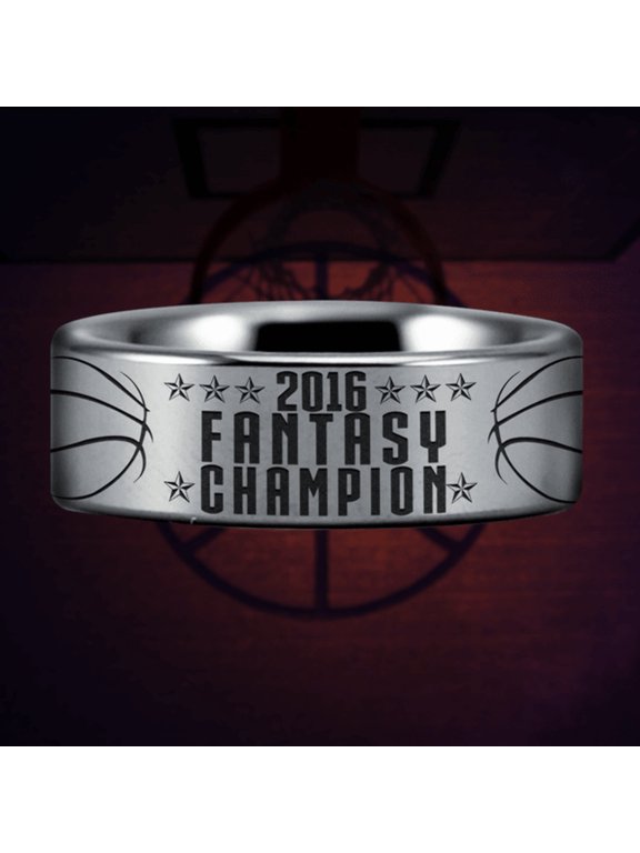 Tungsten Fantasy Basketball Championship Ring