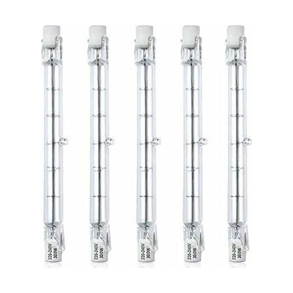 Tungsten Halogen Lamp for Wide Application, Double Ended Filament Quartz Tube Lamps with 360 Beam Angle