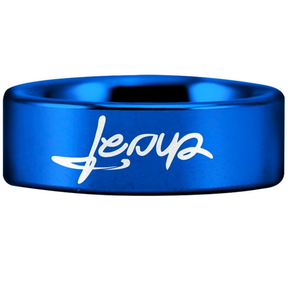 Tungsten Jesus Christ Ring