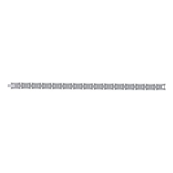 Tungsten Mens Polished Fancy Bracelet 12mm Size 8.5 Inches