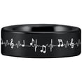 thumbnail image 1 of Tungsten Music Lifeline Ring, 1 of 7