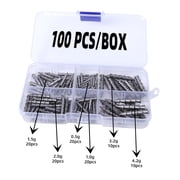Tungsten Nail Weights Fishing Insert Sinkers High Density Neko Wacky Rig Gear Compact Terminal Tackle For Angler Preparation