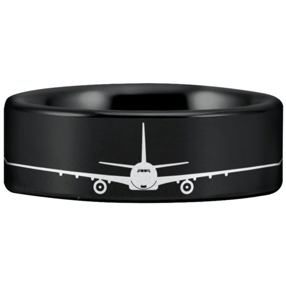 Tungsten Pilot's Ring