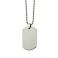 thumbnail image 1 of Tungsten Polished Dog Tag 22in Necklace, 1 of 1