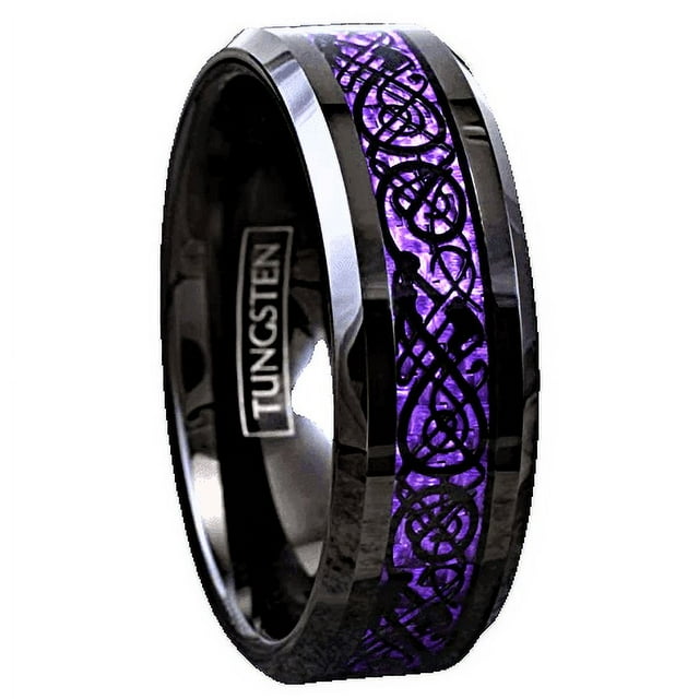 Tungsten Rings for Men Wedding Bands for Him Womens Wedding Bands for