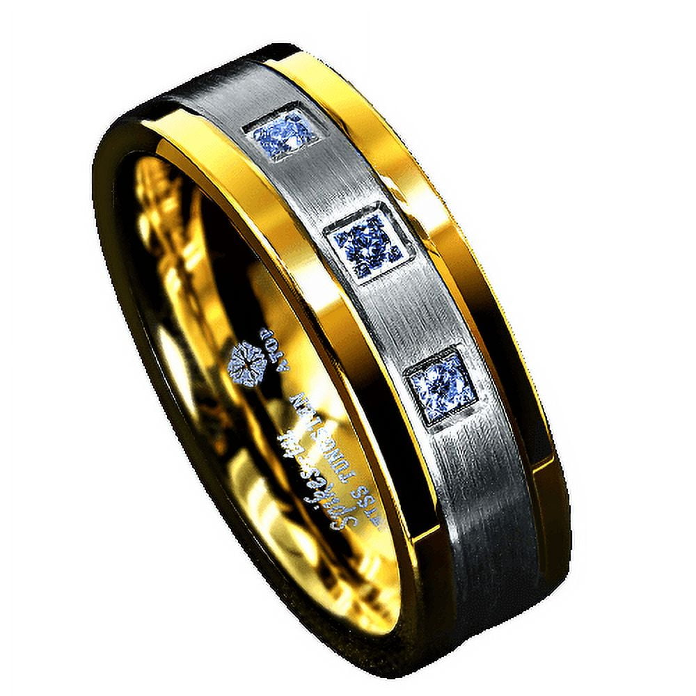 Tungsten Rings for Men Wedding Bands for Him Womens Wedding Bands for