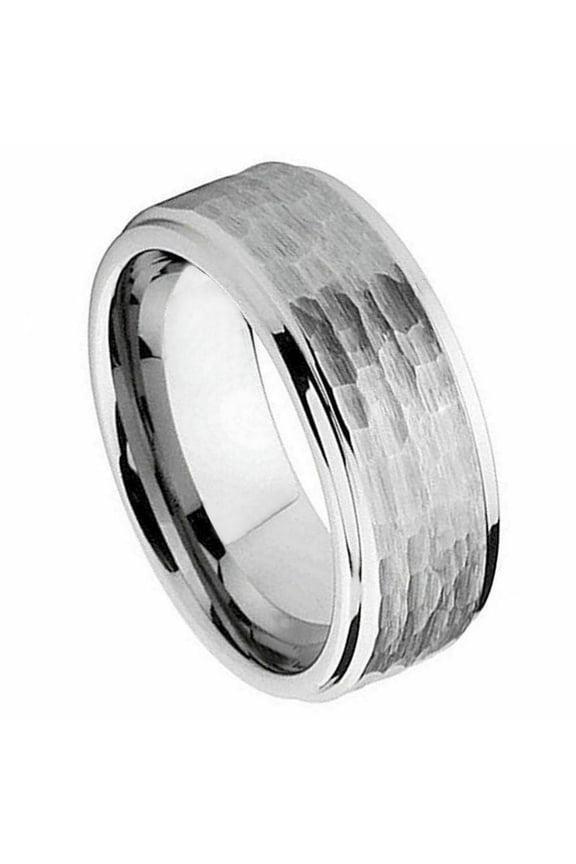 Tungsten Rings for Men Wedding Bands for Him Womens Wedding Bands for Her 8mm Band Sizes 7-15 9mm CZ