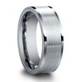 thumbnail image 1 of Tungsten Rings for Men Wedding Bands for Him Womens Wedding Bands for Her 8mm Brushed Size 5-15, 1 of 5