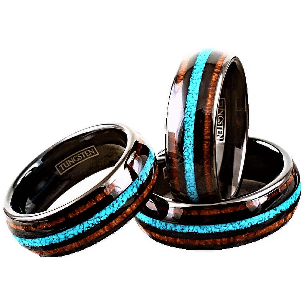 Tungsten Rings for Men Wedding Bands for Him Womens Wedding Bands for