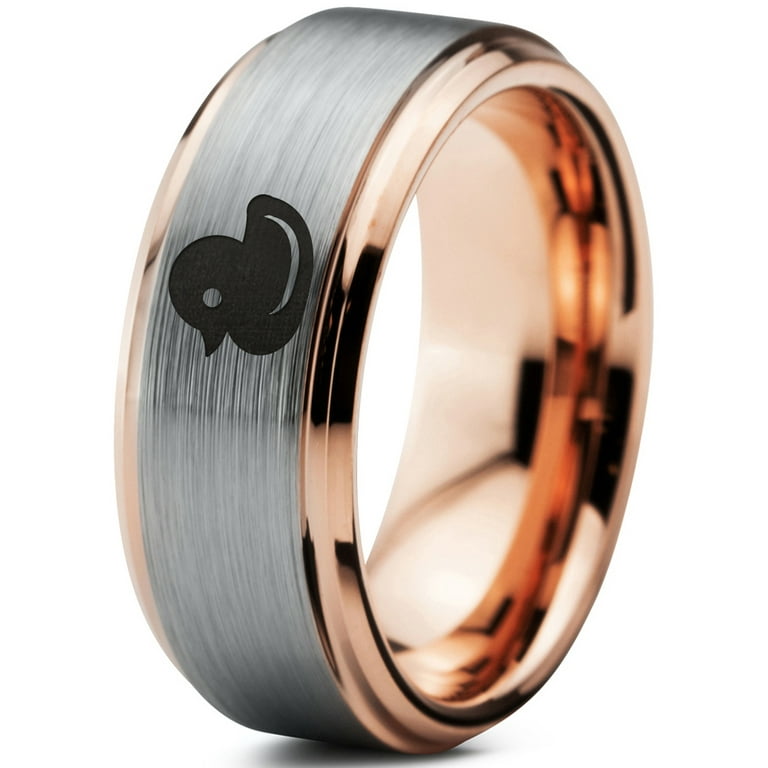 Duck band wedding ring cheap rubber