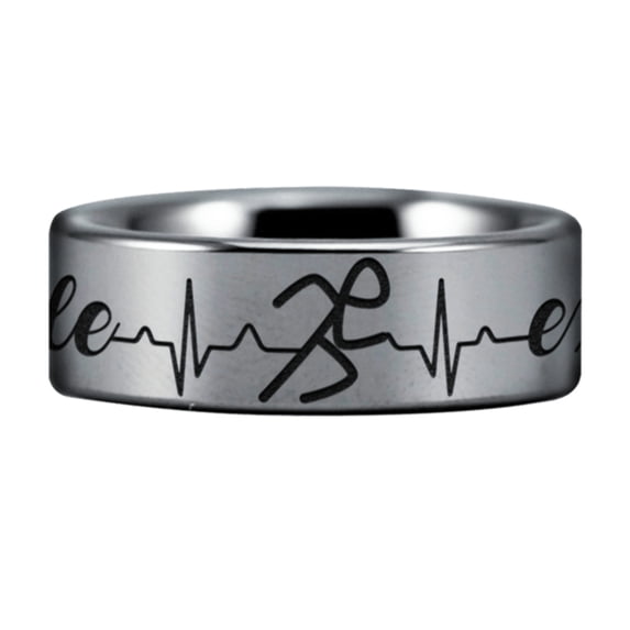 Tungsten Runner Lifeline Ring