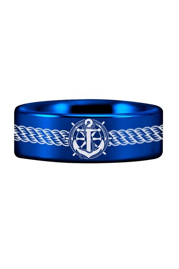 Tungsten Sailor Ring