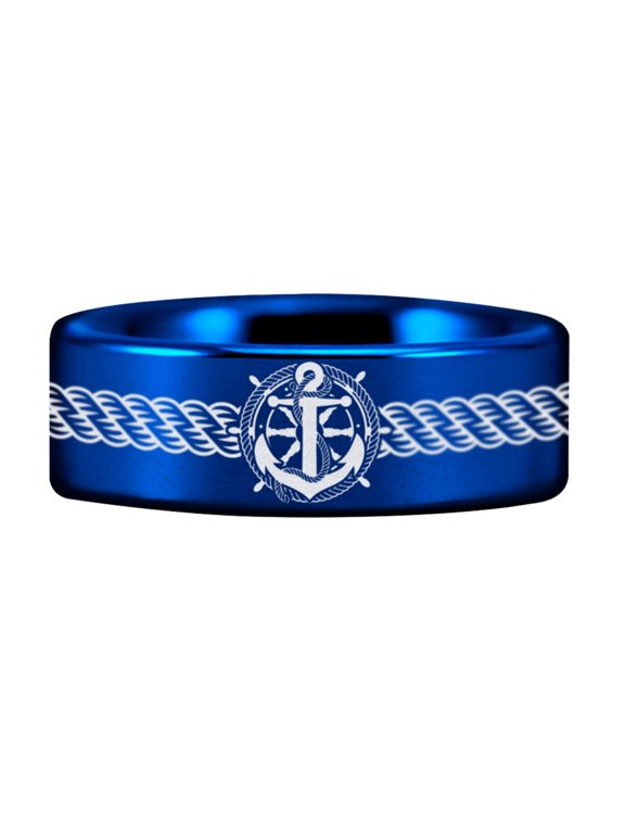 Tungsten Sailor Ring