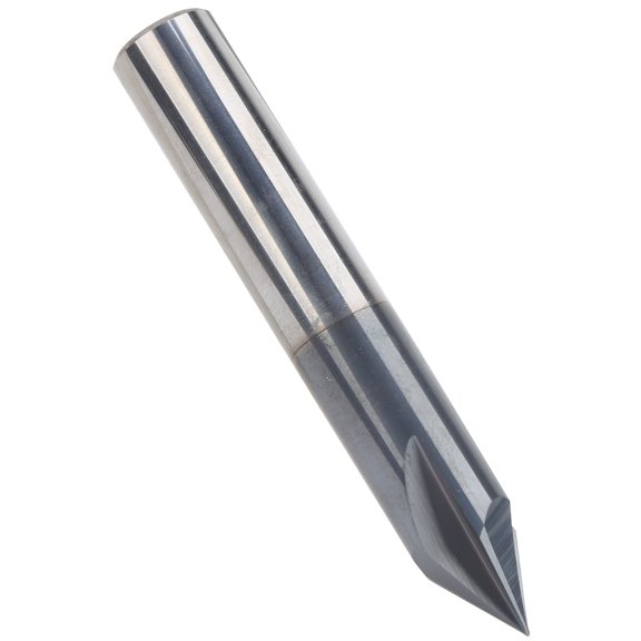 Tungsten Steel 60 Degree Chamfer End Mill Router Bit for CNC Engraving Aluminum Copper - Multiple Sizes Available