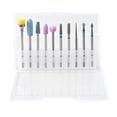 thumbnail image 1 of Tungsten Steel Drill Bit Set - 10Pcs Nail Art Grinding Drill Bits Electric Nail Machine Diamond Bit, Nail Tools, Nail File, Easter, St. Patrick'S Day, Valentine'S Day, Wedding, Season,, 1 of 2