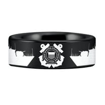 Tungsten US Coast Guard Ring