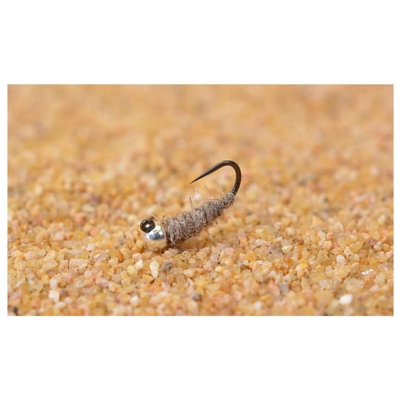 Tungsten Walt's NOT AS Worm Jig Head Fly - Euro Nymph Tied on Hanak - 6ct Packs Hook #16