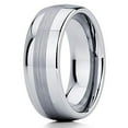 thumbnail image 1 of Silly Kings Jewelry Tungsten Wedding Band,8mm Tungsten Ring,Tungsten Carbide,Dome Tungsten Band (15) (10), 1 of 3