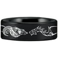 thumbnail image 1 of Tungsten Wolf and Dragon Ring, 1 of 10