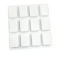 thumbnail image 1 of Tunhigl 12-Cavity Small Rectangular Chocolate Mold - Versatile Baking Molds for Chocolate Bars, Wax Melting, and Protein Bars | Food-Grade Silicone | Microwave, Oven, Fridge & Dishwasher Safe White, 1 of 8