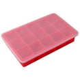 thumbnail image 1 of Tunhigl 15-Cube Ice Tray with Lid - Compact, Dishwasher Safe Ice Maker for Fast Freezing, Perfect for Drinks, Coffee, and Cocktails Pink, 1 of 1