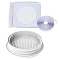 thumbnail image 1 of Tunhigl 157" Portable AC Window Seal - No-Drill Cloth Kit for Sliding/Casement Windows, Blocks Heat & Rain, Cuts Energy Bills, Dryer & Air Conditioner Vent Accessory, 1 of 9