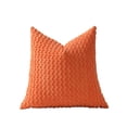 thumbnail image 1 of Tunhigl 17.7" x 17.7" Plush Textured Pillow Covers, Polyester, Cozy Fuzzy Throw Pillow Cases for Sofa, Couch & Bedroom, 1 of 5