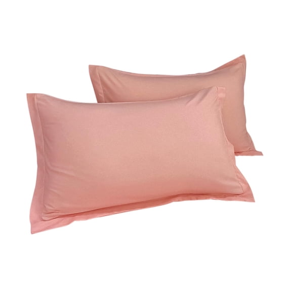 Tunhigl 18.90 x 29.13 in Solid Color Cotton Pillowcase (2 Sets), Ultra Soft Breathable Durable Pillow Cover, Hotel Quality Bedding for Home Bedroom