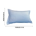 thumbnail image 1 of Tunhigl 18.90 x 29.13 in Solid Color Cotton Pillowcase, Ultra Soft Breathable Durable Pillow Cover, Hotel Quality Bedding for Home Bedroom, 1 of 5