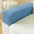 thumbnail image 1 of Tunhigl 1Pc Elastic Sofa Armrest Cover Thick Stain Resistant Fabric Protector, Durable Couch Armrest Cover Machine Washable Furniture Protector Blue, 1 of 6