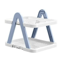 Tunhigl 2-Tier Shoe Rack, 2 Pairs of Shoes Sturdy Shoe Organizer for Closet, Space Saver Shoe Rack, Organization Shelves