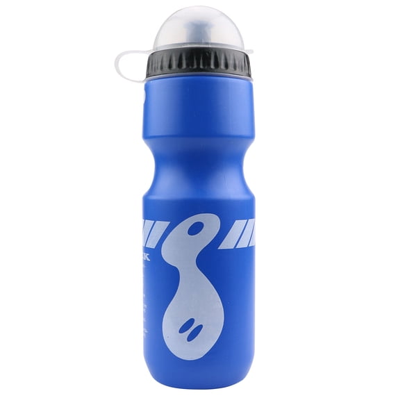 Tunhigl 23oz Leak-Proof Outdoor Sports Water Bottle with Dust Cap - BPA-Free Plastic Cycling Bottle for Adults Blue